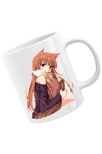OEM Cana Spice And Wolf Holo Furry Fluffy Tail Nom, alba, 330 ml