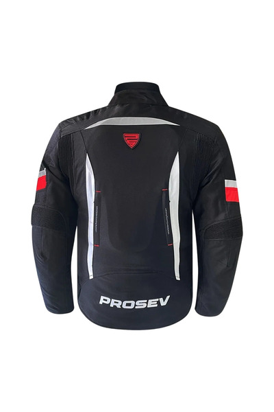 Prosev Jkt01 4 Season Coat Black Red (m)