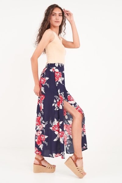 Timeout Fusta dama cu imprimeu floral