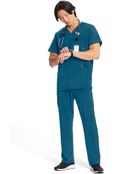 Cherokee UNIFORMS Halat Medical Cherokee PROTX2® - Infinity | Uniformă Marină Albastră Caraibeană: M