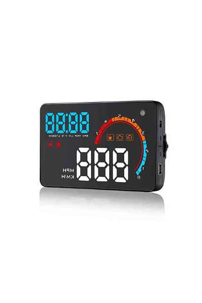 BGRJ Automotive Head Up Display D2000, dashboard display projection on the windshield, OBD2