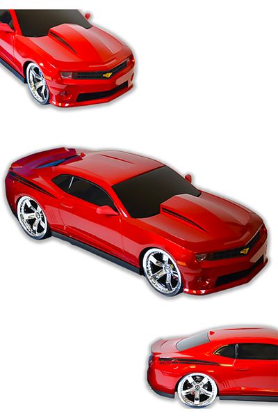 Coty Ctoys 1:14 Scale Chevrolet Copo Camaro Remote Control Car with Light Red 1402B