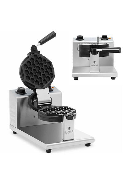 Royal Catering Aparat de gofre cu bule, diametru 17 cm, 1200 W