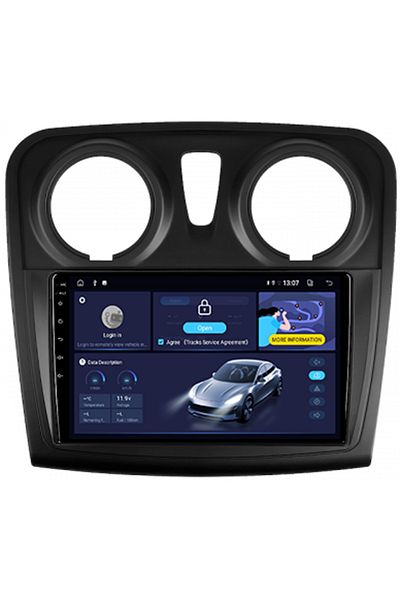 navi-it Navigatie dedicata 2GB RAM 32GB ROM, Dacia Logan 2 2012-2019, Quad Core, Carplay, Ecran FullHD Displ