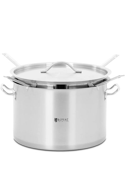 Royal Catering Garnek do gotowania makronu z 4 wkładami śr. 40 cm 31 l