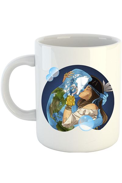 OEM Cana NFT XOXO Earth Protect Nature Mother Animals, alba, 330 ml