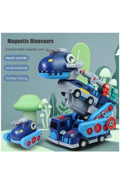 COOYA Disassembly Dinosaur Toys,Includes 5 models,Realistic Design,Smooth Edges,16.5x37.5x22.5 cm