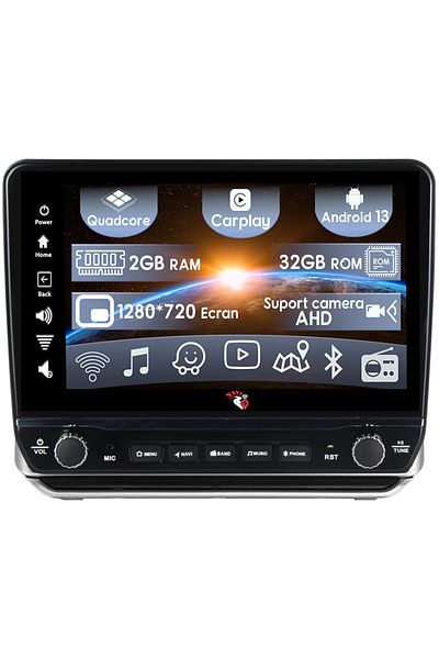 navi-it Navigatie dedicata Altima 2018-2020 cu butoane rotative model 2024, 10 Inch, 2GB RAM 32GB ROM, Quadc