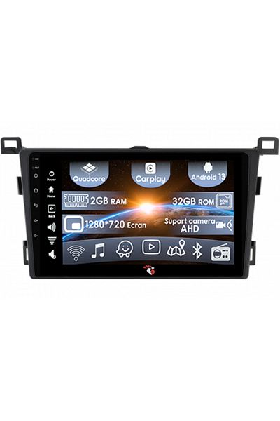 navi-it Navigatie dedicata Toyota RAV4 2013-2018, 2GB RAM 32GB ROM, Quad Core, Display 9" IPS Full HD, Carpl