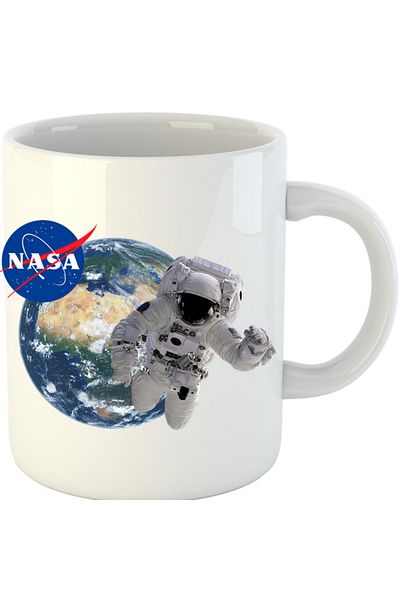 OEM Cana NASA Astronaut Earth Planet Universe, alba, 330 ml