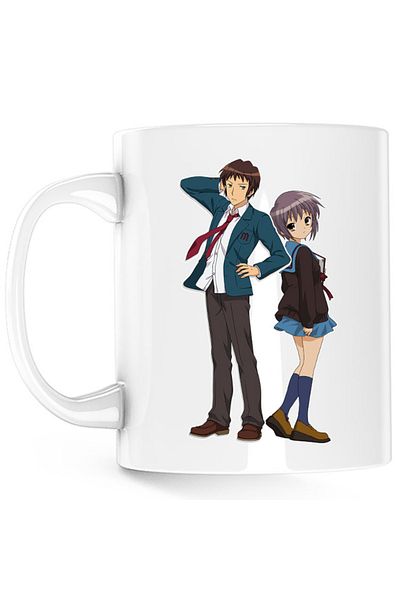 OEM Cana Haruhi Suzumiya Itsuki Yuki Club Minecraft Funimation, alba, 330 ml