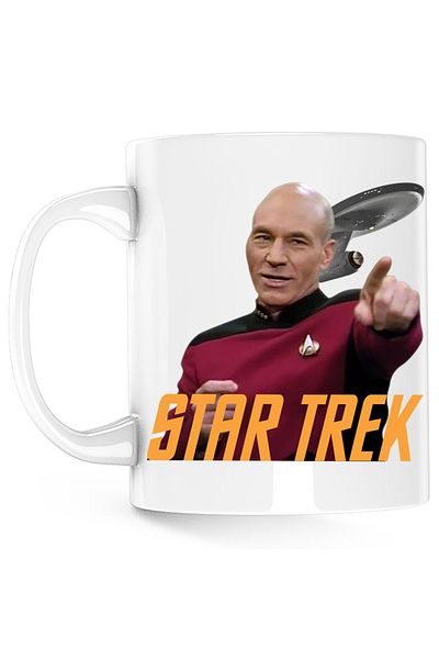 OEM Cana Star Trek Jean-Luc Picard Voyager Starship, alba, 330 ml