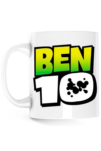 OEM Cana Ben 10 Logo Cartoon American Animation Teen Comedy, alba, 330 ml