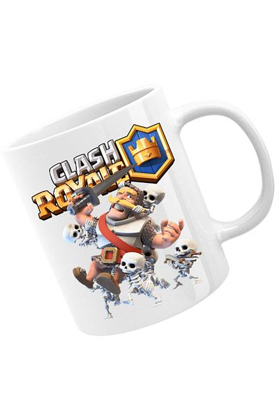 OEM Cana Clash Royale Skeleton Full Team Aggresive Plan Game, alba, 330 ml