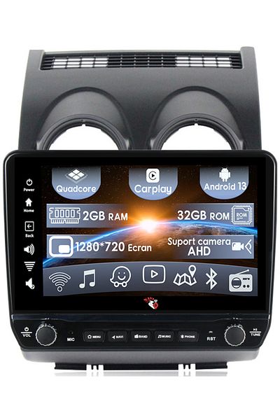 navi-it Navigatie dedicata Qashqai 2006-2013 cu butoane rotative model 2024, 9 Inch, 2GB RAM 32GB ROM, Quadc
