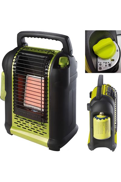 MEVAG Încălzitor pe gaz pentru cartușe de gaz OXYSTOP OLYMP 2kW