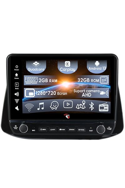 navi-it Navigatie dedicata I30 2018 cu butoane rotative model 2024, 10 Inch, 2GB RAM 32GB ROM, Quadcore, And
