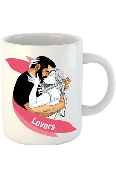 OEM Cana NFT XOXO Lovers Kiss Hug Kind Pencil Sketch, alba, 330 ml