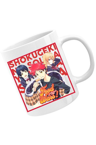 OEM Cana Food Wars Souma Megumi Erica Trio Anime Cook, alba, 330 ml