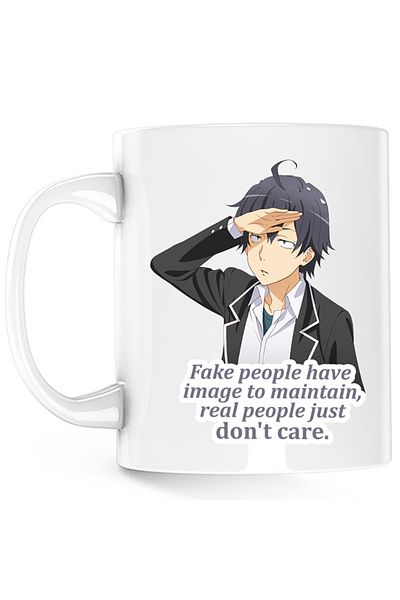 OEM Cana OreGairu Hikigaya Hachiman Fake Otaku, alba, 330 ml