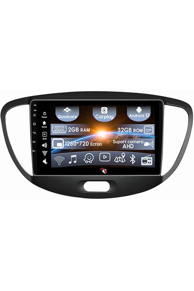 navi-it Navigatie dedicata Hyundai i10 2007-2013, 2GB RAM 32GB ROM, Quad Core, Display 9" IPS Full HD, Carpl