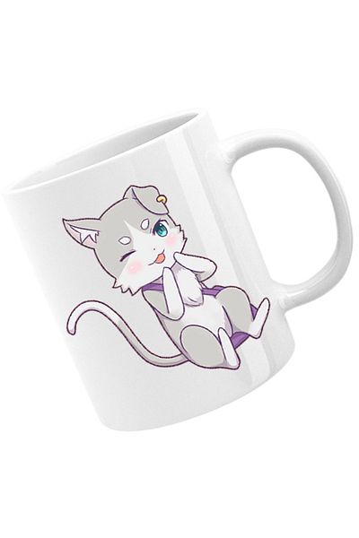 OEM Cana Re Zero Emilia's Cat Kawaii Magic Action Paranormal, alba, 330 ml