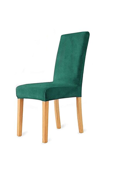 ElastiX shop Husă de scaun din catifea verde smarald