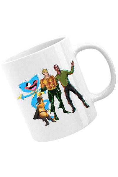 OEM Cana Aquaman Huggy Wuggy Puss in the Boots Shrek Star Trek Crew, alba, 330 ml