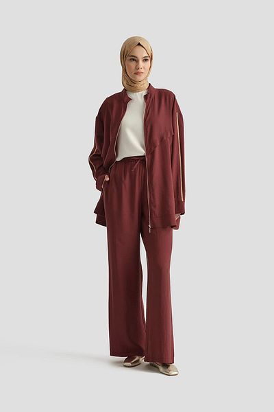 Armine Cupra Pants 25Yd4225-2 Claret Red
