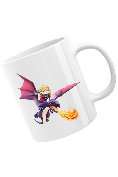 OEM Cana Clash of Clans Dragon Fire Thor Chibi Anime Version, alba, 330 ml