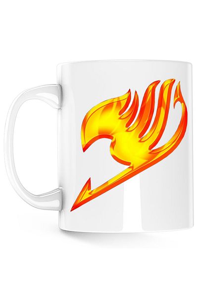 OEM Cana Fairy Tail Emblem Dragon Logo Anime, alba, 330 ml