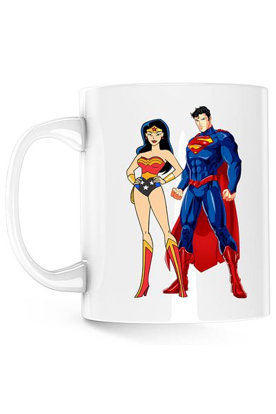 OEM Cana Superman Wonder Woman Superwoman Girl Power, alba, 330 ml