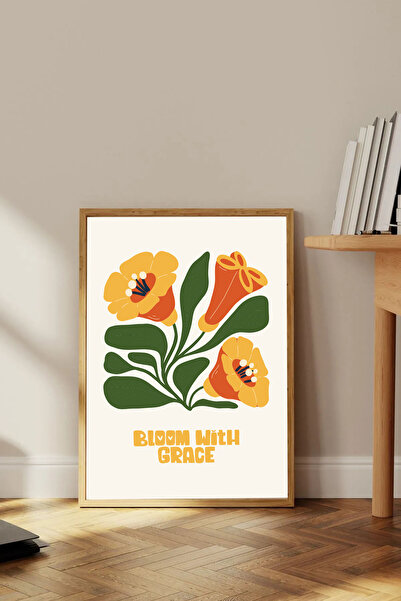 Dekorsiahome Pictură decorativă dintr-o singură bucată cu cadru din lemn TK0709