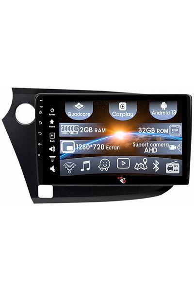 navi-it Navigatie dedicata Honda Insight 2009 -2014, 2GB RAM 32GB ROM, Quad Core, Display 9" IPS Full HD, Ca