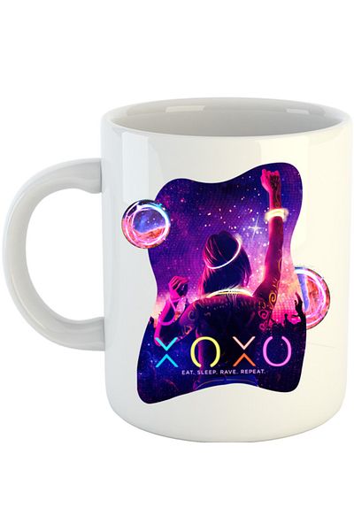 OEM Cana XOXO Dance Neon Party Colorful Teens Movie, alba, 330 ml