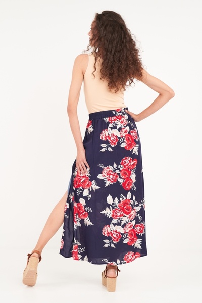 Timeout Fusta dama cu imprimeu floral