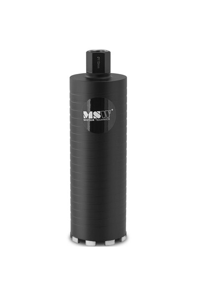 MSW Carotă diamantată pentru găurire uscată, 112 x 380 mm, 95 HRB, 1-1/4'' UNC