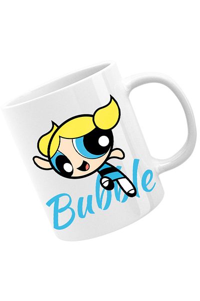 OEM Cana The Powerpuff Girls Bubble Sweet, alba, 330 ml