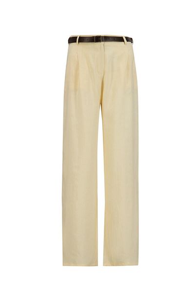 Armine Belted Palazzo Trousers 25Y2810 Moonstone