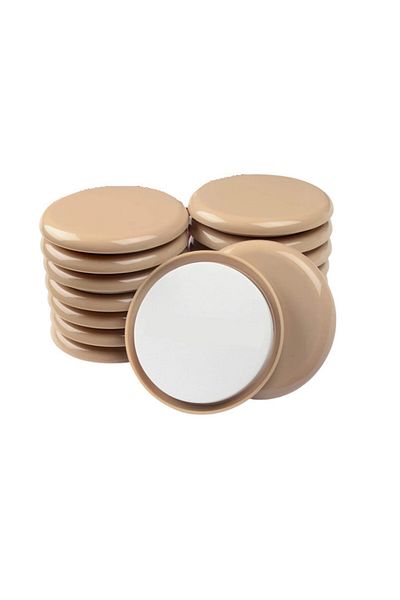 X-Protector Set de 16 glisoare grele pentru mobilă, plastic, maro, 9 cm
