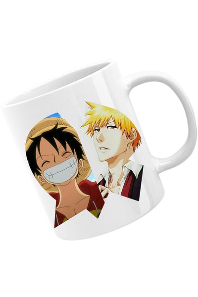 OEM Cana Bleach Ichigo One Piece Luffy Anime Manga, alba, 330 ml