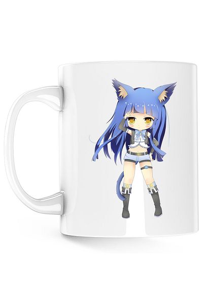 OEM Cana Fairy Tail Juvia Lockser Anime Chibi, alba, 330 ml