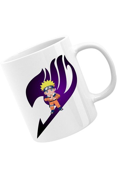 OEM Cana Fairy Tail Logo Emblem Naruto Chibi, alba, 330 ml