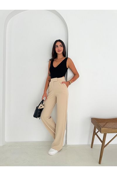 Slim'N Lift Lycra Palazzo Trousers with Velcro Closure