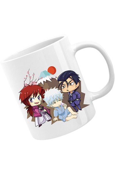 OEM Cana Rurouni Kenshin Chibi Trio Kenshin Gintoki Hajime, alba, 330 ml