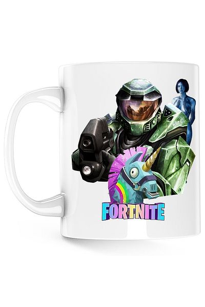 OEM Cana Halo Chief Cortana Fortnite Lama Battle, alba, 330 ml