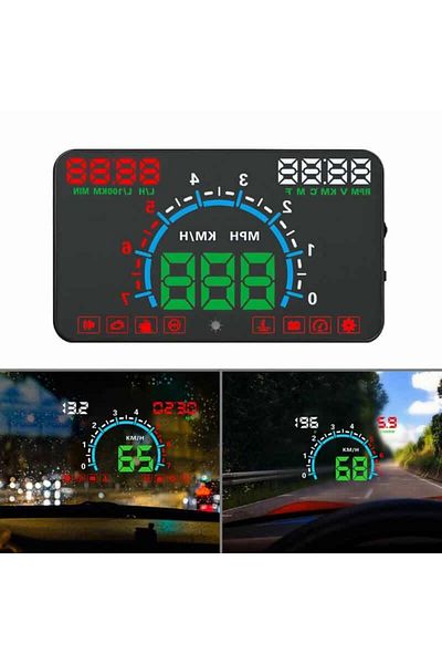BGRJ Automotive Head Up Display E350, dashboard display projection on the windshield, OBD2