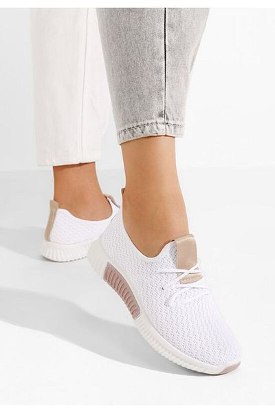 B T Shoes Pantofi sport dama Lemea albi
