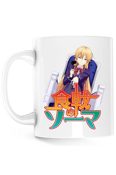 OEM Cana Food Wars Erina Queen Gourmet Animekage, alba, 330 ml
