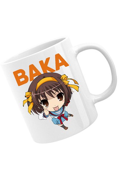 OEM Cana Haruhi Suzumiya Baka Emoji Chibi Otaku Anime Japan, alba, 330 ml